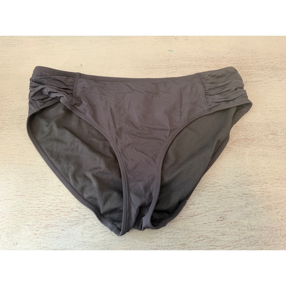 black MYNAH lined swimsuit bikini bottom size large - Picture 1 of 1